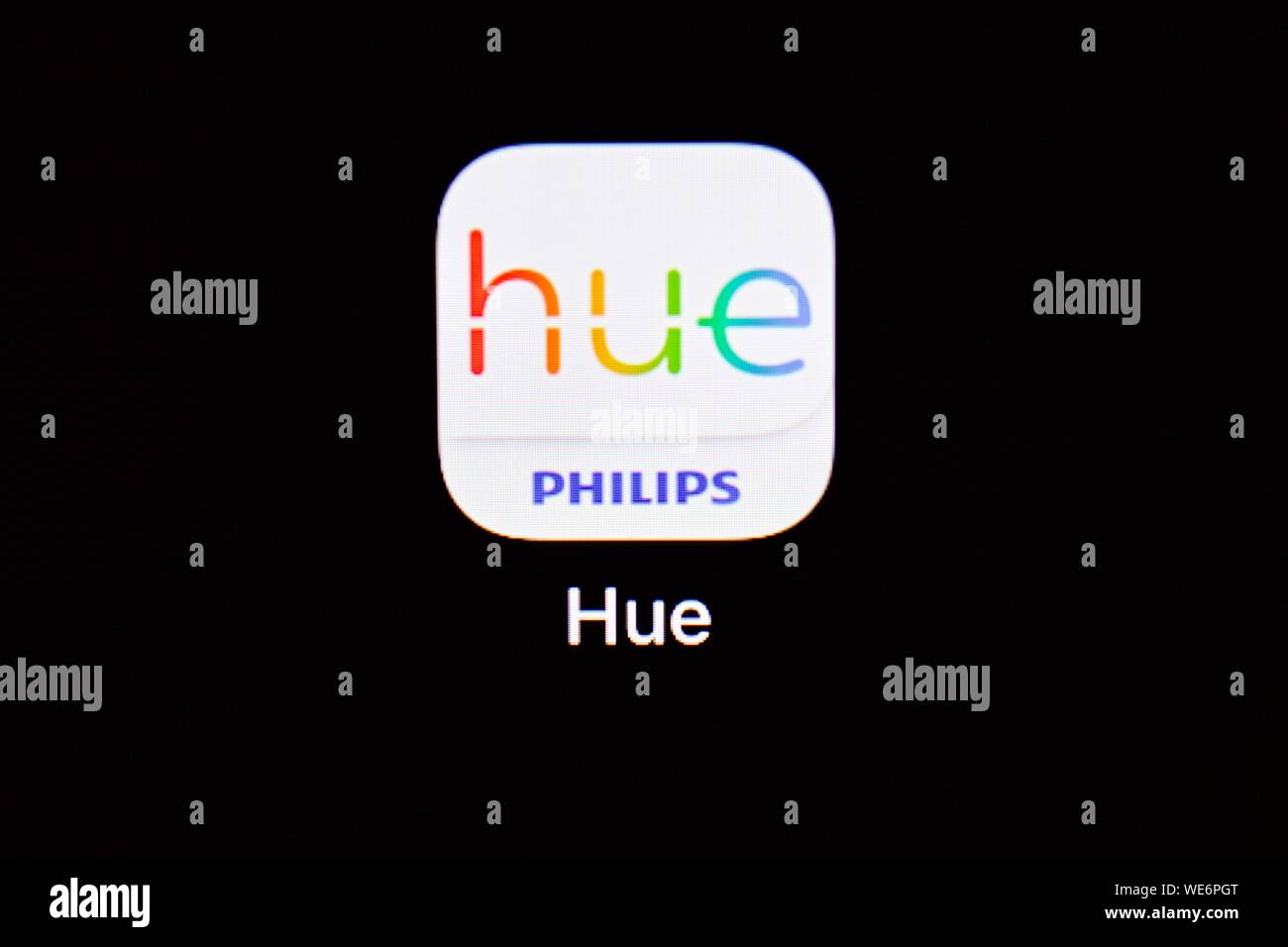 Hue Phillips Icona app Foto Stock