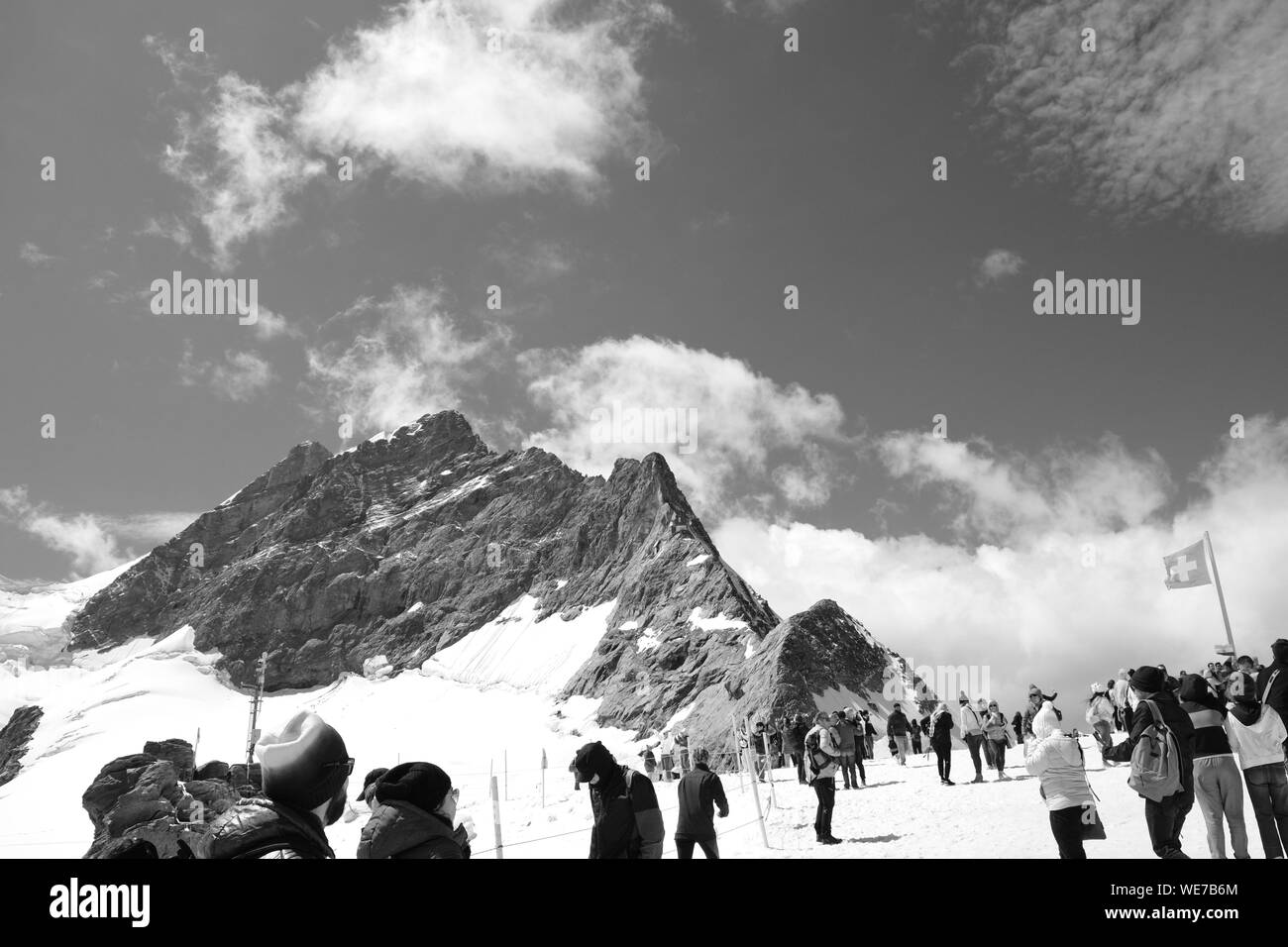 Ghiacciaio in Jungfrauregion Foto Stock