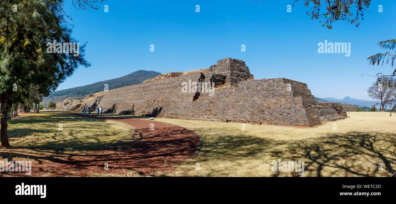 Messico, Michoacan stato, Tzintzuntzan, sito archeologico, capitale dell'impero Purepecha Foto Stock