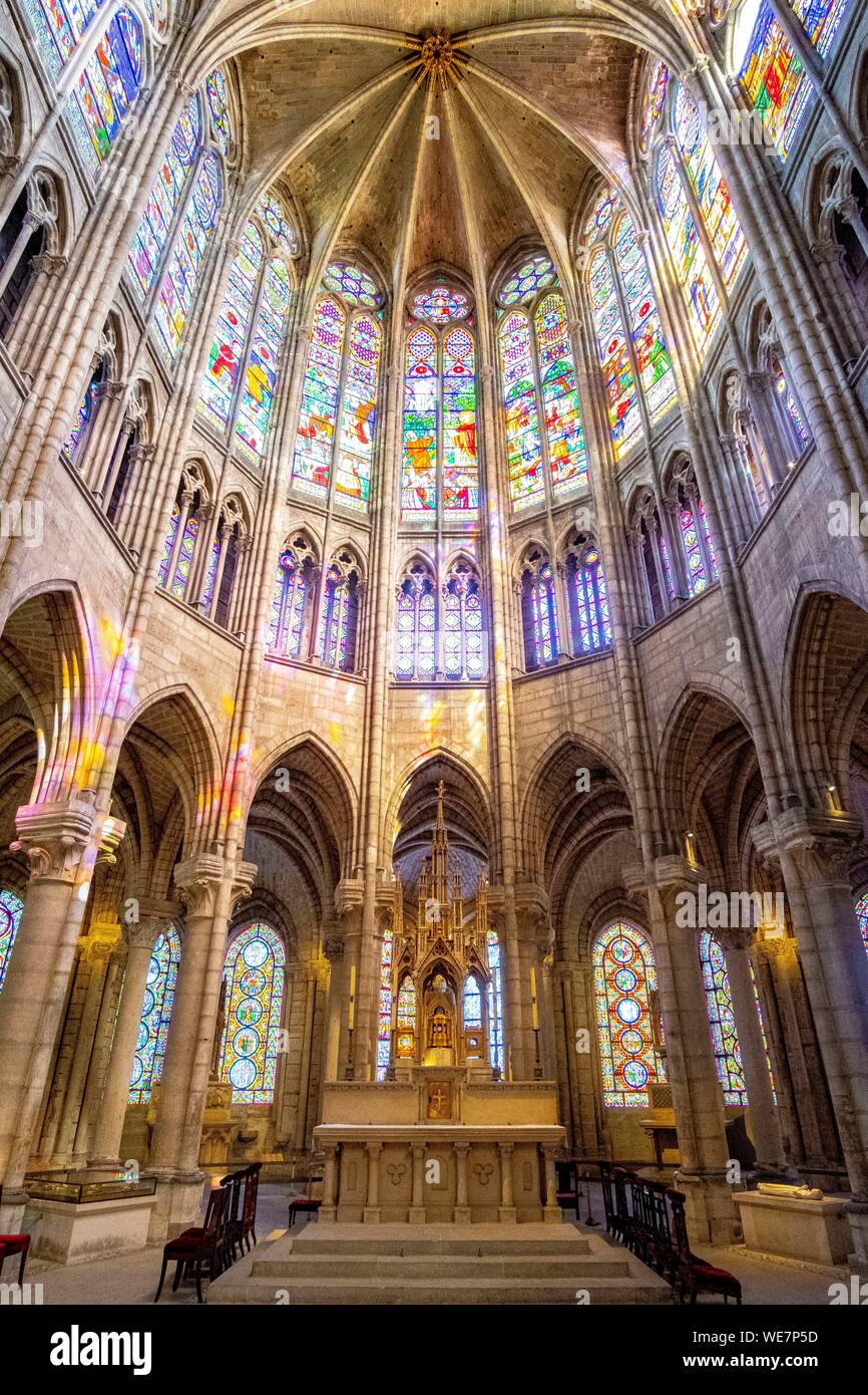 Francia, Seine Saint Denis, Saint Denis, la Basilica Cattedrale Foto stock Alamy