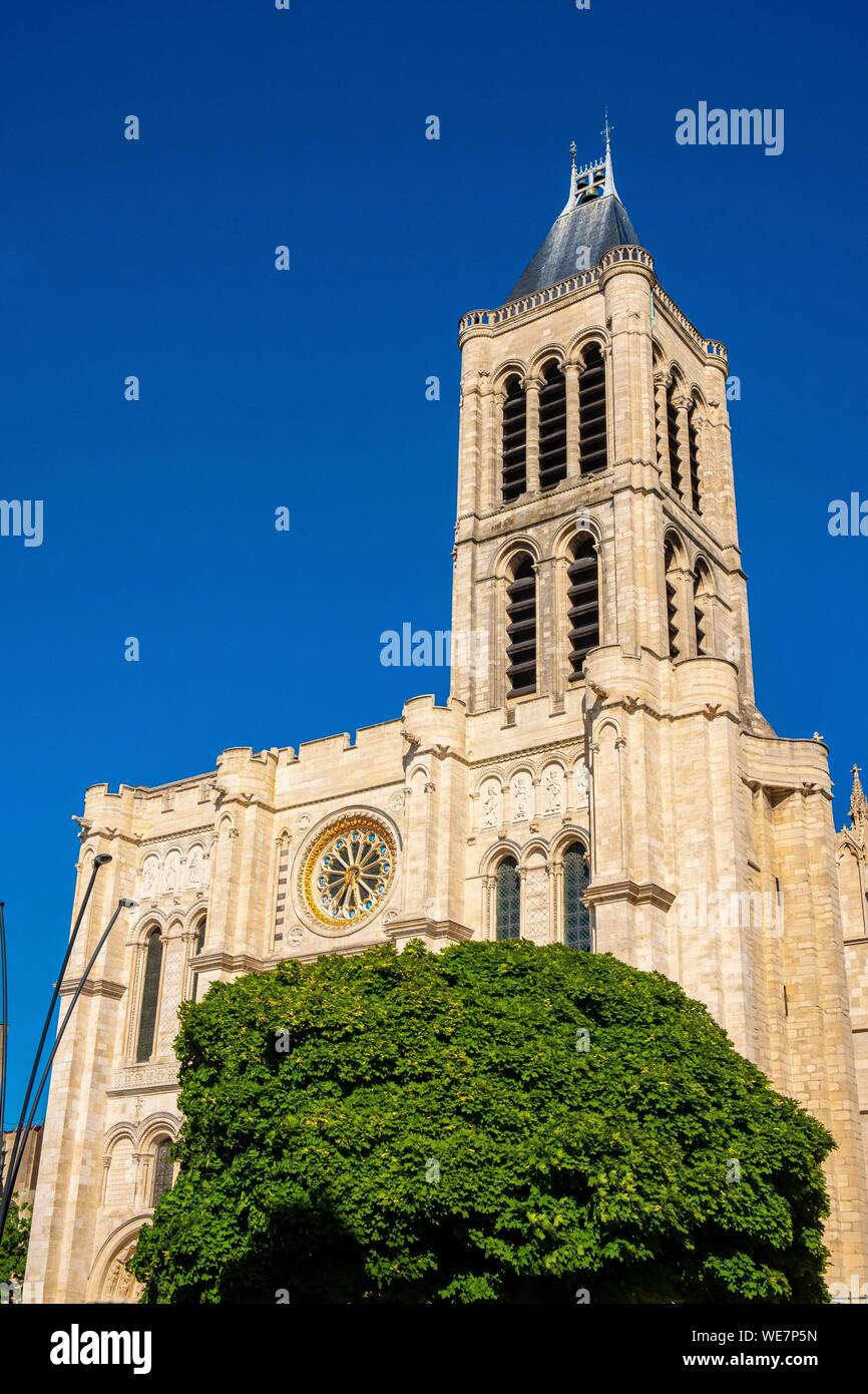 Francia, Seine Saint Denis, Saint Denis, la Basilica Cattedrale Foto Stock