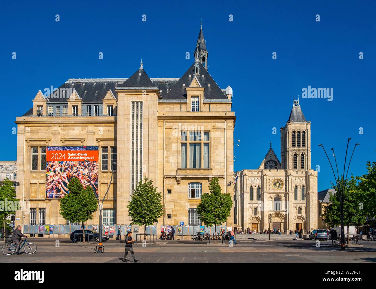 Francia, Seine Saint Denis, Saint Denis, il municipio Foto Stock