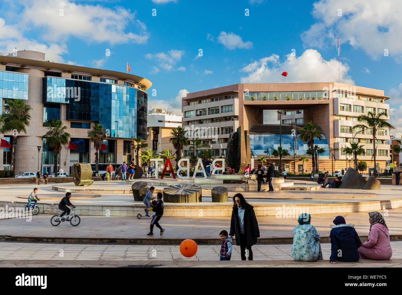 Il Marocco, Rabat, distretto Hay Ryad Foto Stock