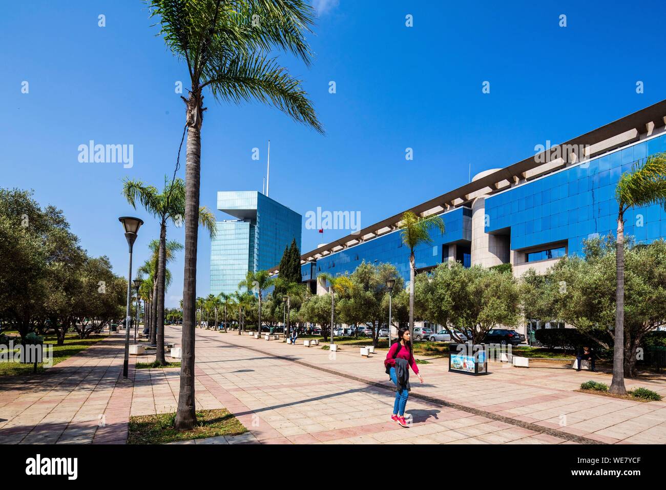 Il Marocco, Rabat, distretto Hay Ryad Foto Stock