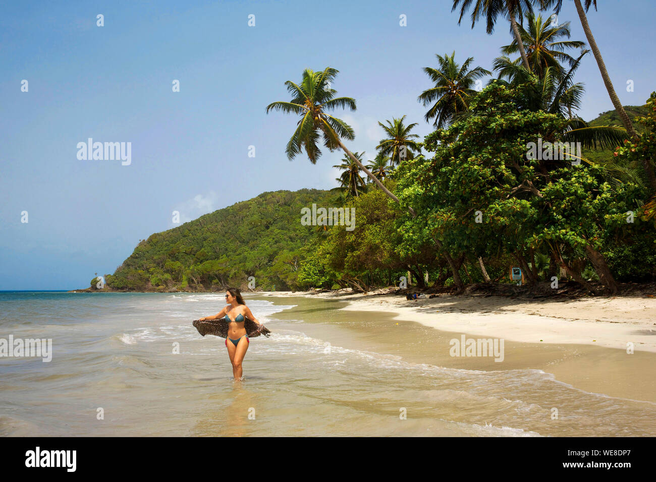 La Colombia, Isola di Providencia, Mar dei Caraibi, Manzanillo Beach Foto Stock