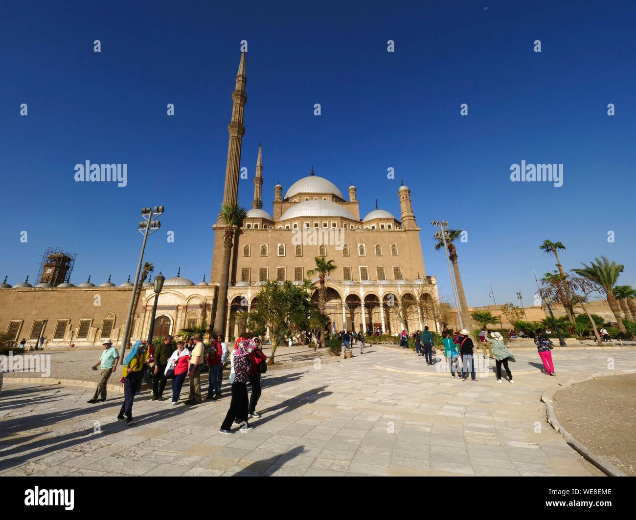 L'Egitto, al Cairo, vecchio sito Patrimonio Mondiale dell'UNESCO, Citadel, Mohamed Ali moschea Foto Stock