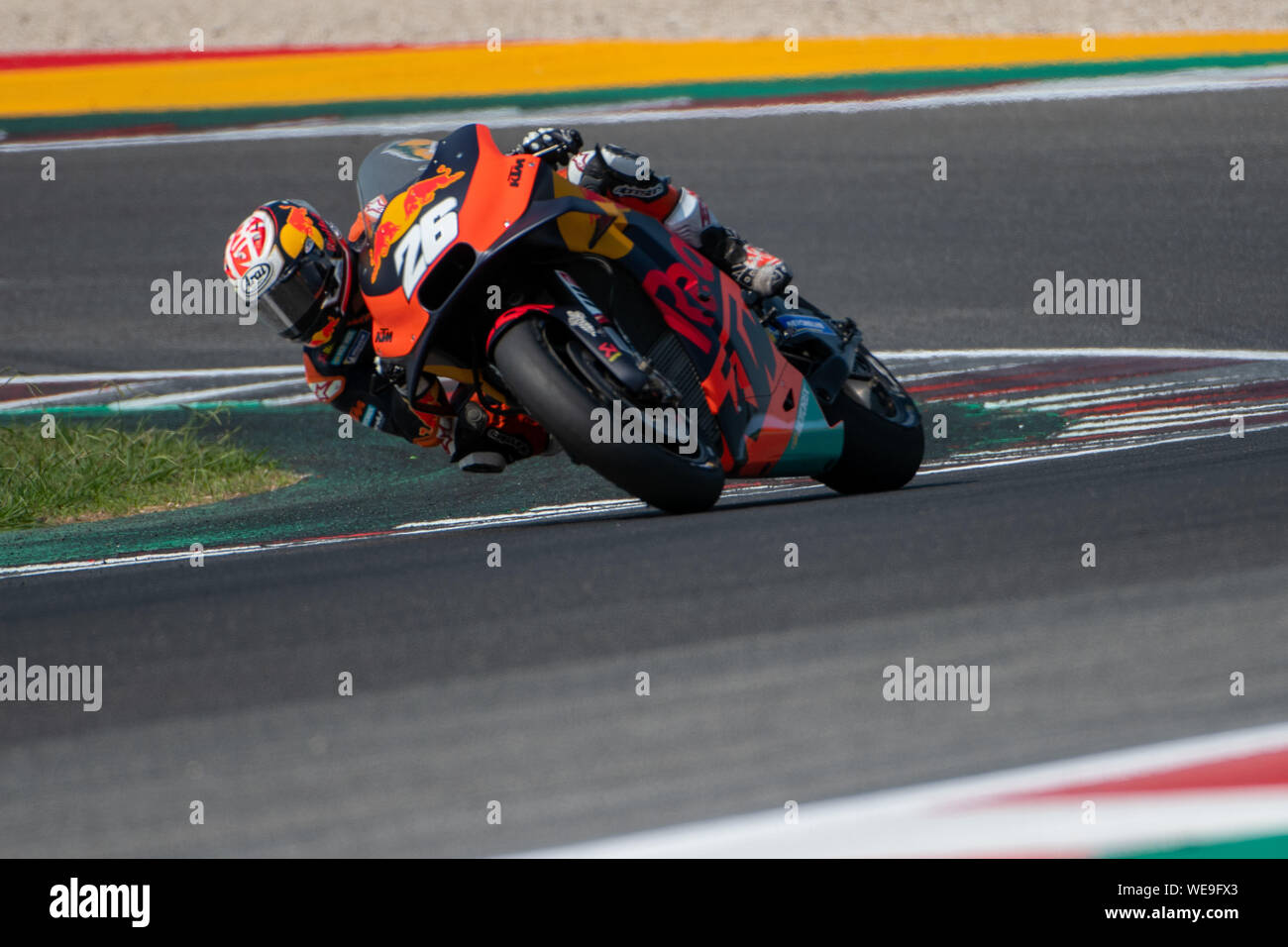 Misano Adriatico, Italia, 30 Ago 2019, 26 Dani Pedrosa durante i test ufficiali Motogp a Misano 2019 - MotoGP - Credito: LPS/Alessio Marini/Alamy Live News Foto Stock