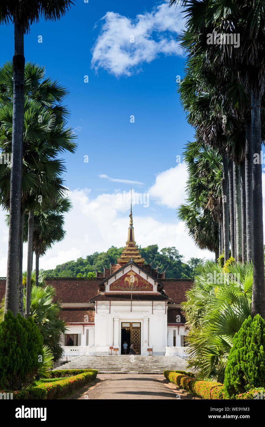 6 Sep, 2011 Luang Prabang, Laos : Vecchio Luang Prabang Palazzo reale trasformazione per essere museo nazionale presenta royal beni di Lanxang unito Foto Stock