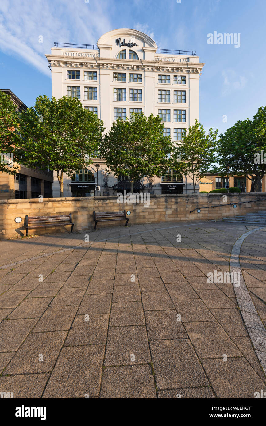 Malmaison Hotel sulla banchina di Newcastle upon Tyne Regno Unito Foto Stock