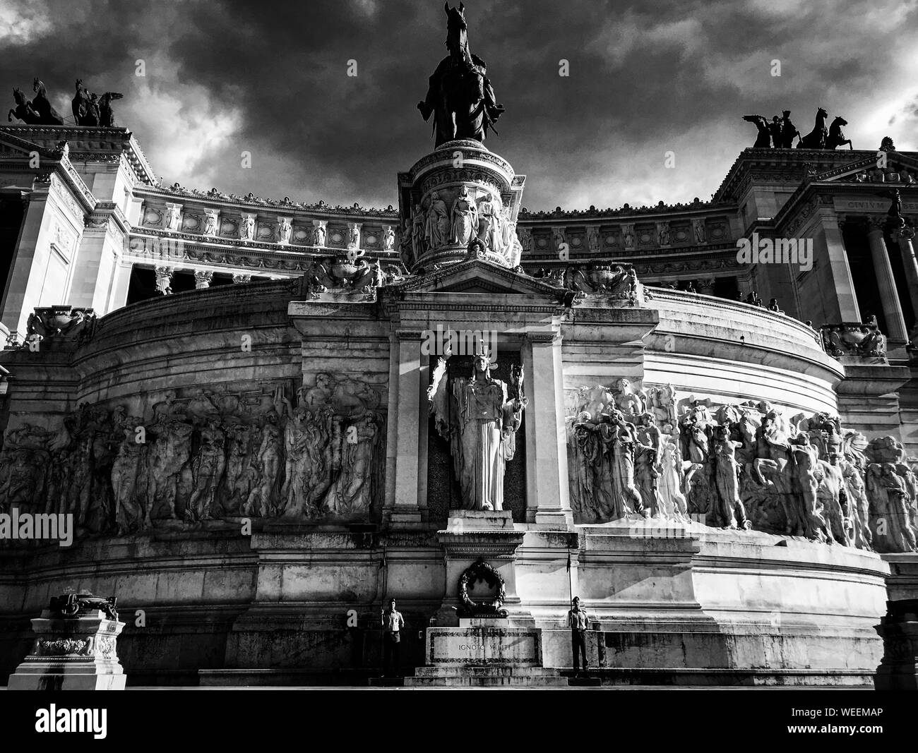 Roma, Italia Vittorio Emanuele II Monumento Nazionale, altare della Patria, altare della Patria, Mole del Vittoriano, il Vittoriano Foto Stock