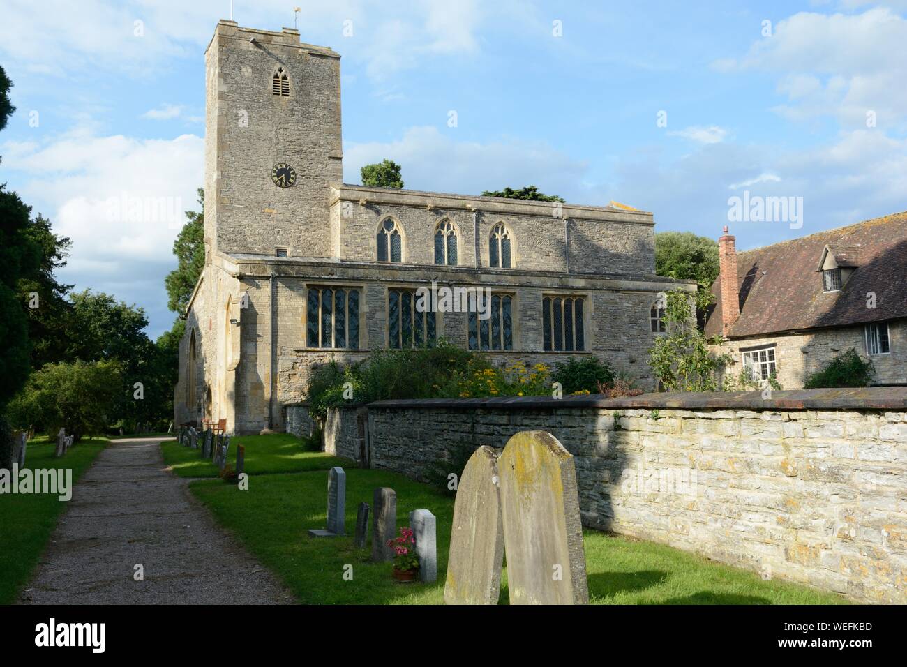 St Marys Priory Chiesa Deerhurst antica dimora storica anglo-Saxon chiesa Gloucestershire England Regno Unito Foto Stock