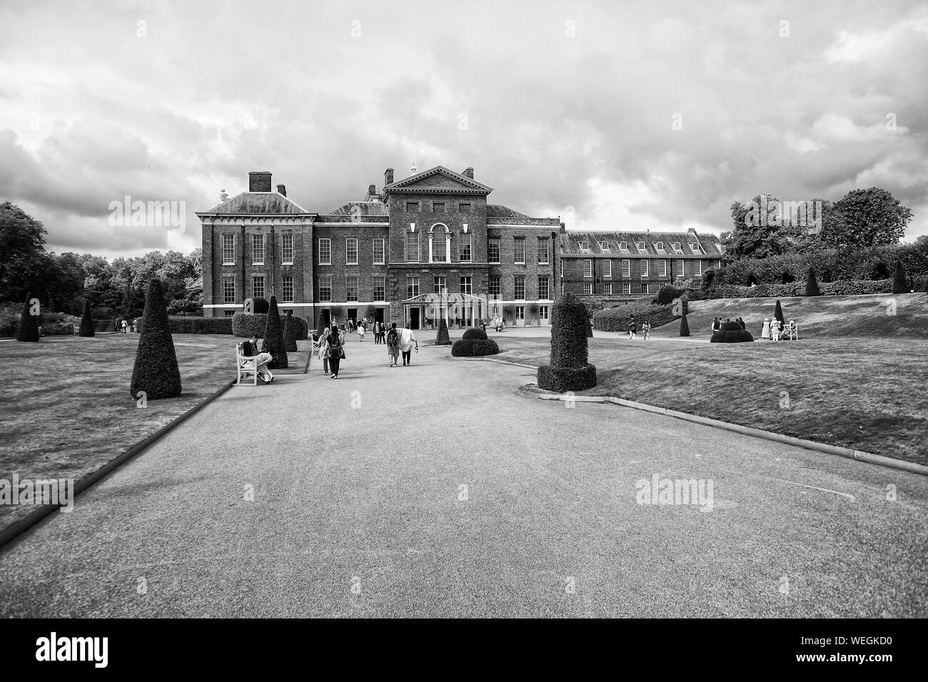 Kensington Palace di Londra Foto Stock