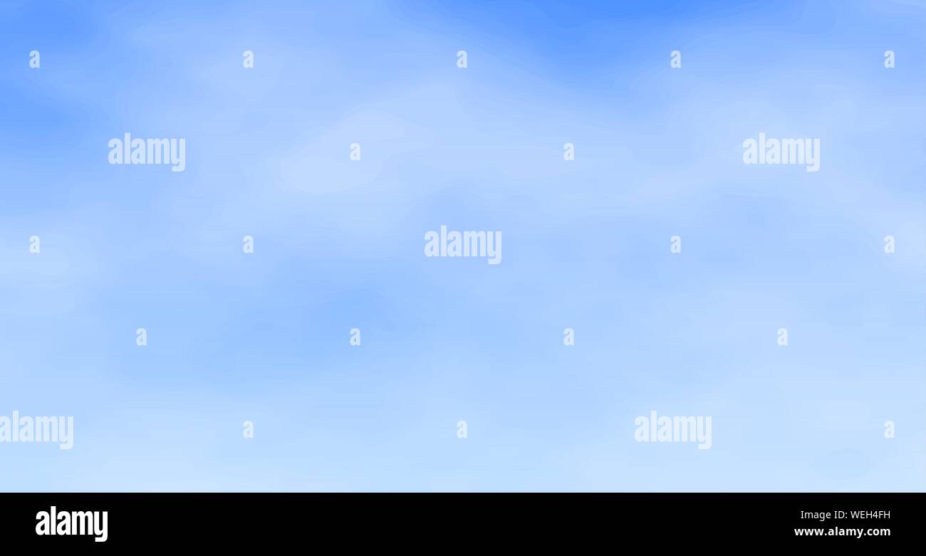 Blue sky wallpaper, aria limpida, sfondo celeste, illustrazione vettoriale. Illustrazione Vettoriale