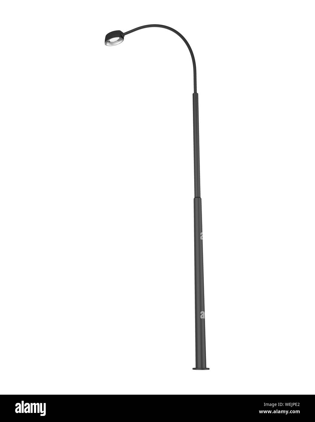 Lampione Post isolato Foto Stock