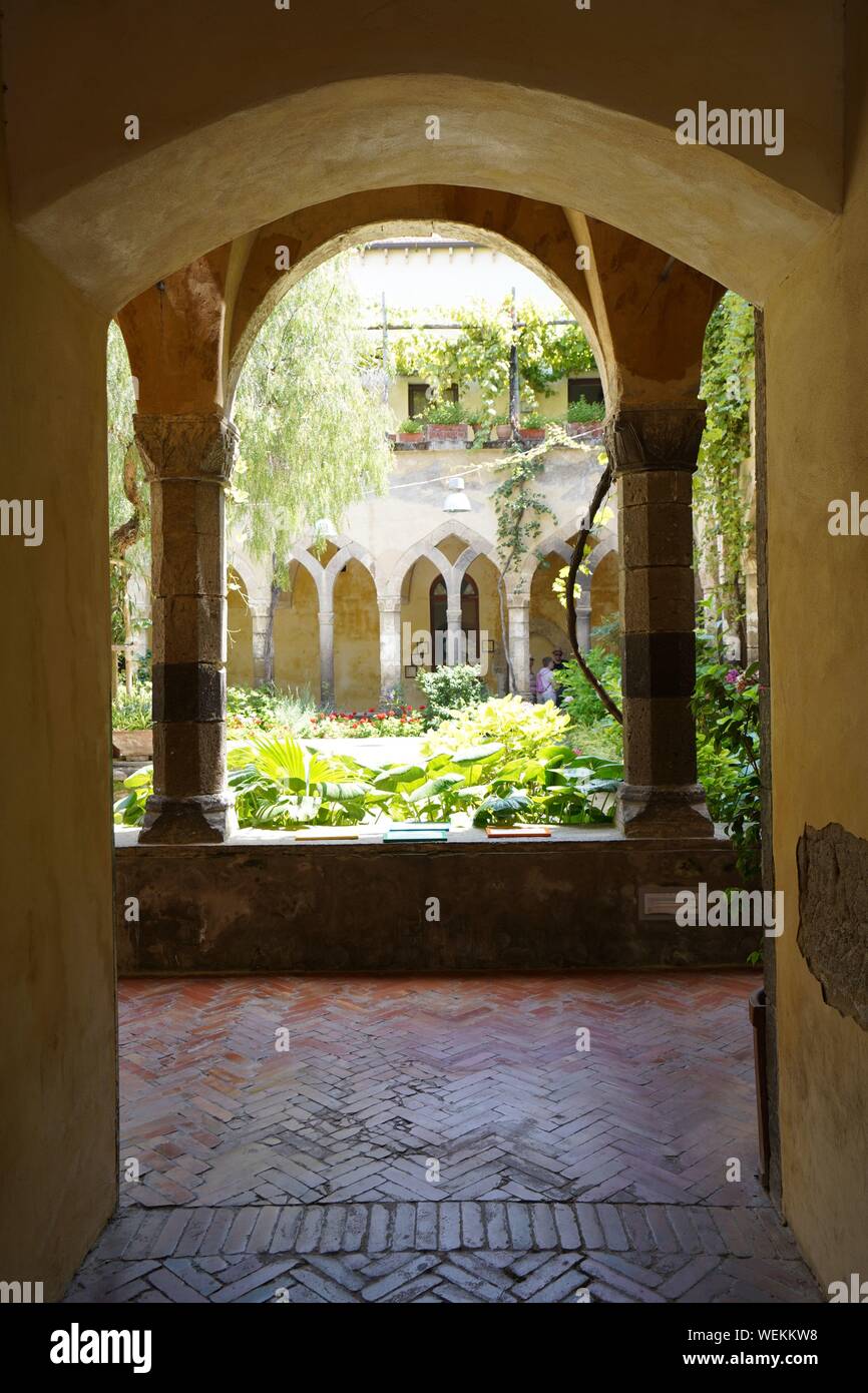 San Francesco Chiesa e Convento, Ex Convento di San Francesco, Sorrento, campania, Italia Meridionale, Europa Foto Stock