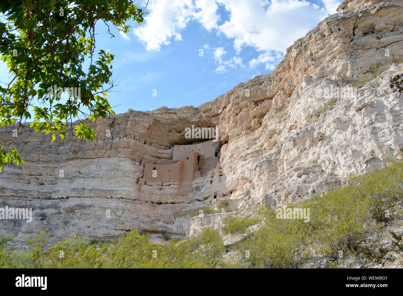 Montezuma Castle National Monument in Arizona Foto Stock