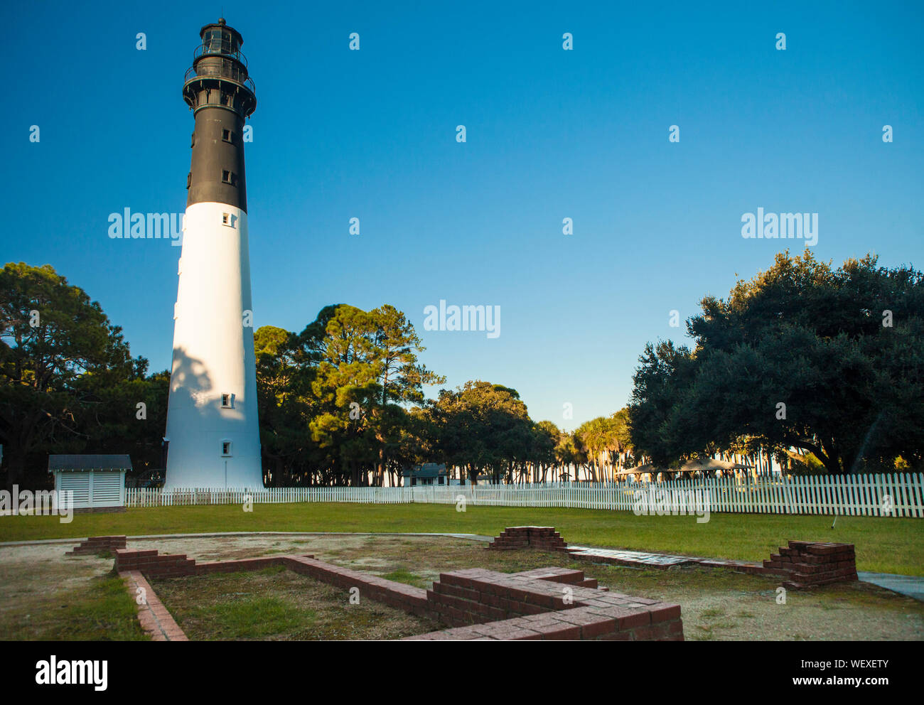 Faro di caccia Island State Park, Carolina del Sud Foto Stock