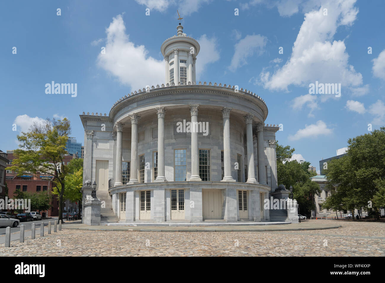 Il Merchants' Exchange edificio è un edificio storico nel vecchio quartiere della Città di Philadelphia, Pennsylvania. È stato progettato da architetto Willi Foto Stock