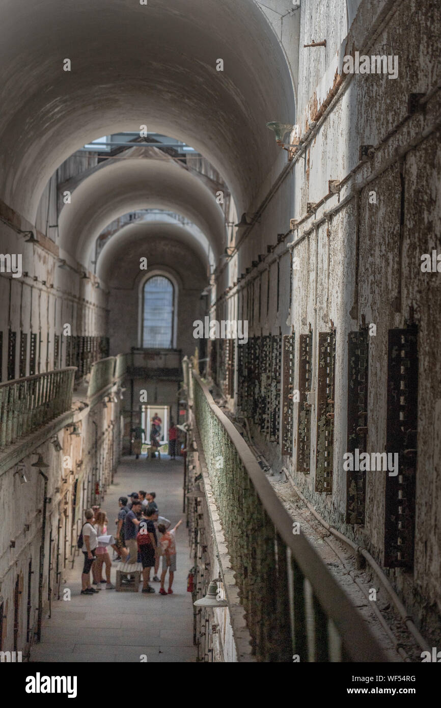 Pasqua penitenziario statale di Filadelfia in Pennsylvania , una popolare destinazione turistica. È stata in uso dal 1829 fino al 1971. Un U.S. National Historic Landma Foto Stock