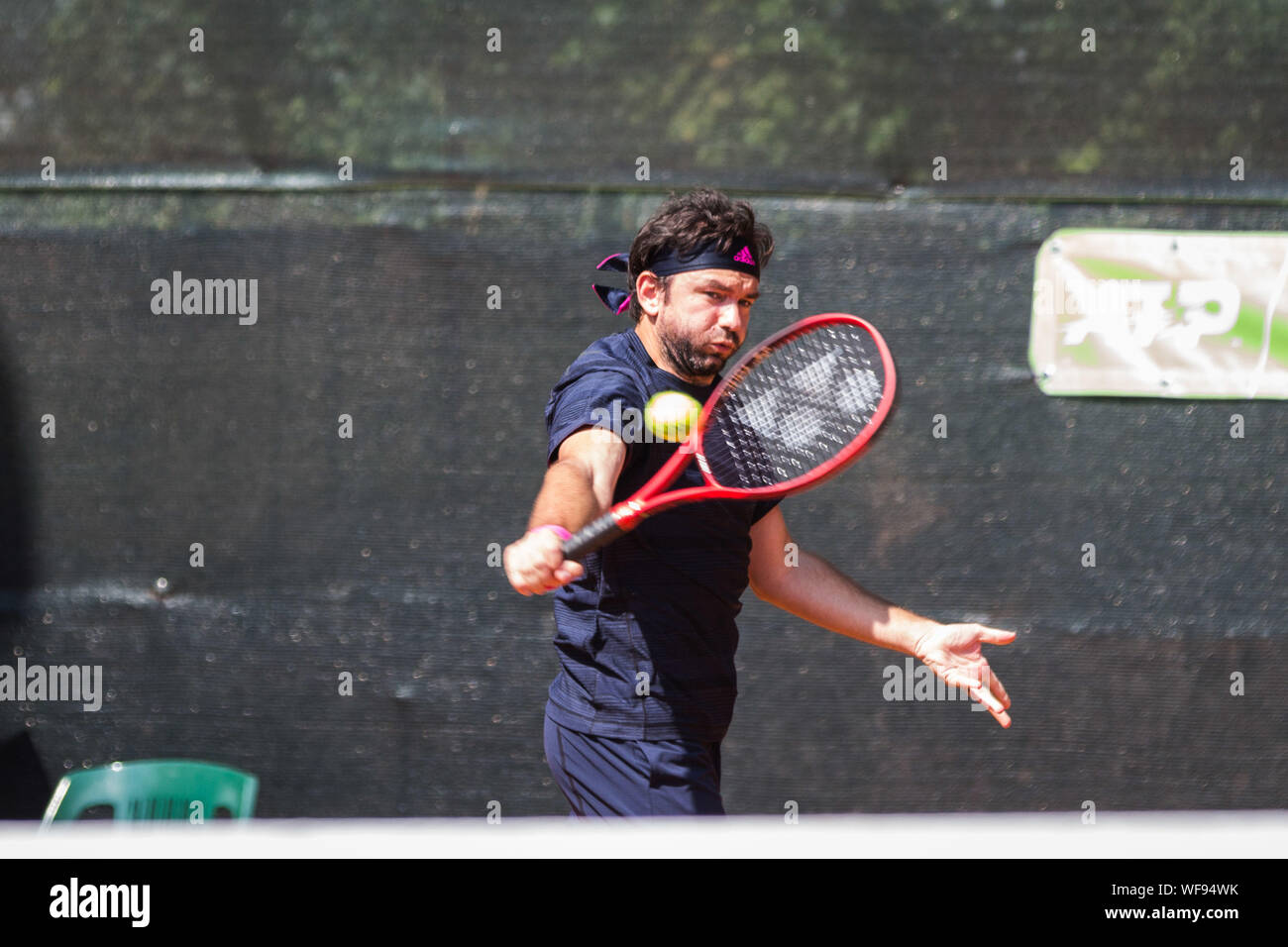 FLORIN MERGEA durante ATP Challenger Como 2019, Como, Italia, 30 Ago 2019, Tennis Tennis Internazionali Foto Stock