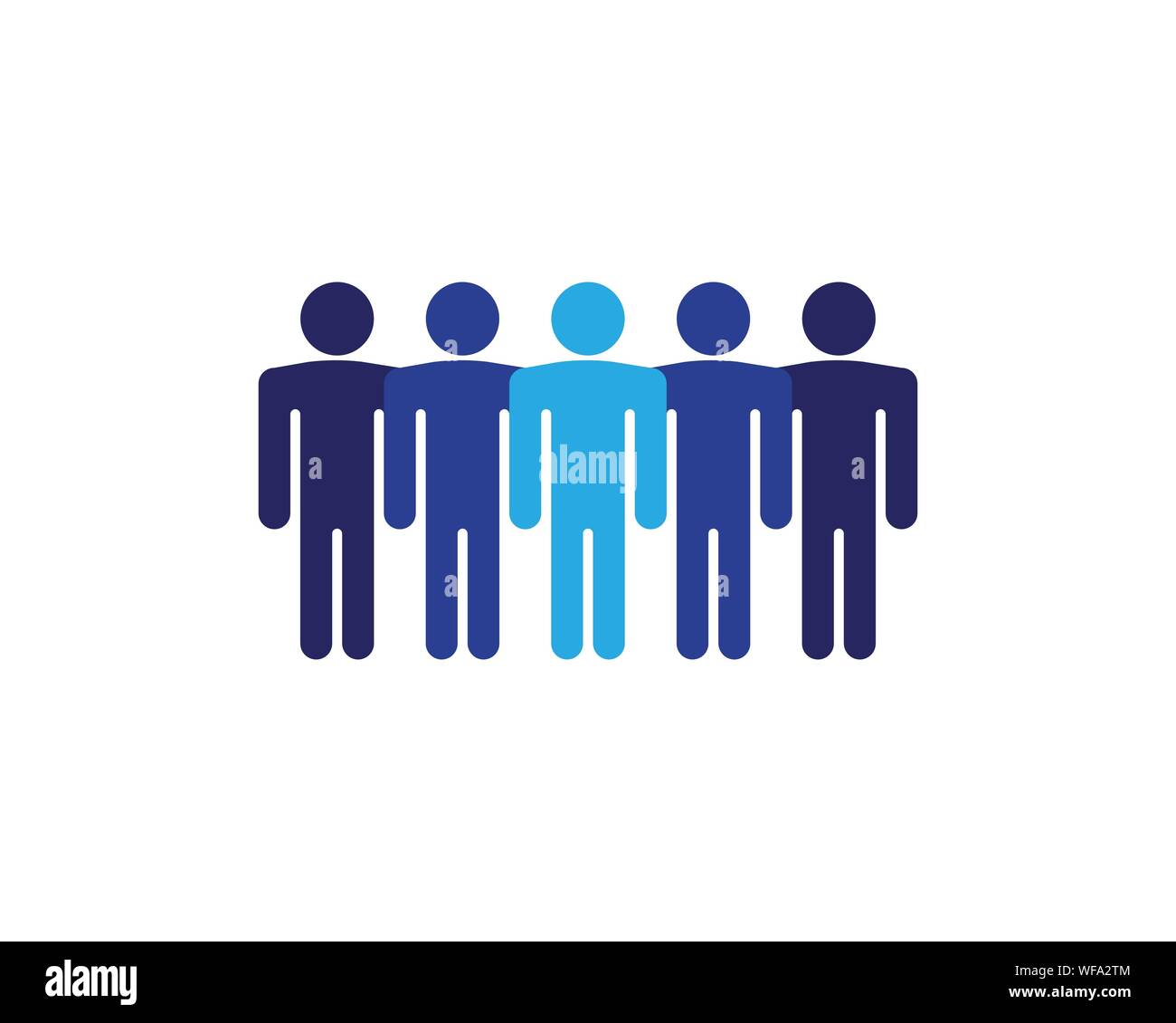 Icona di persone del gruppo di lavoro illustrazione vettoriale design Illustrazione Vettoriale