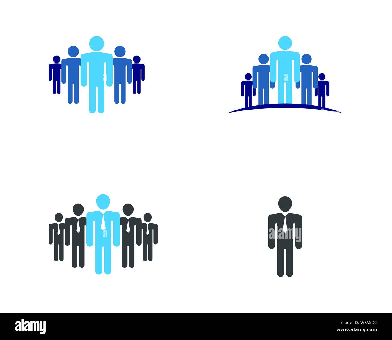 Icona di persone del gruppo di lavoro illustrazione vettoriale design Illustrazione Vettoriale