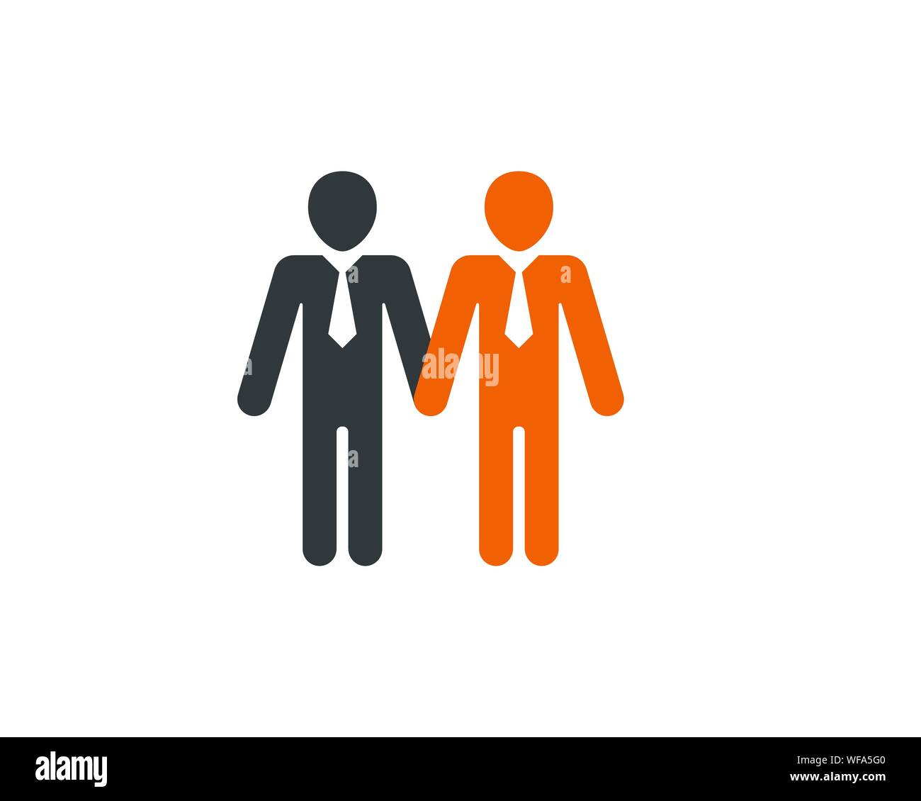 Icona di persone del gruppo di lavoro illustrazione vettoriale design Illustrazione Vettoriale