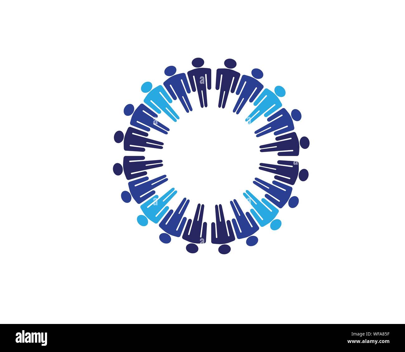 Icona di persone del gruppo di lavoro illustrazione vettoriale design Illustrazione Vettoriale