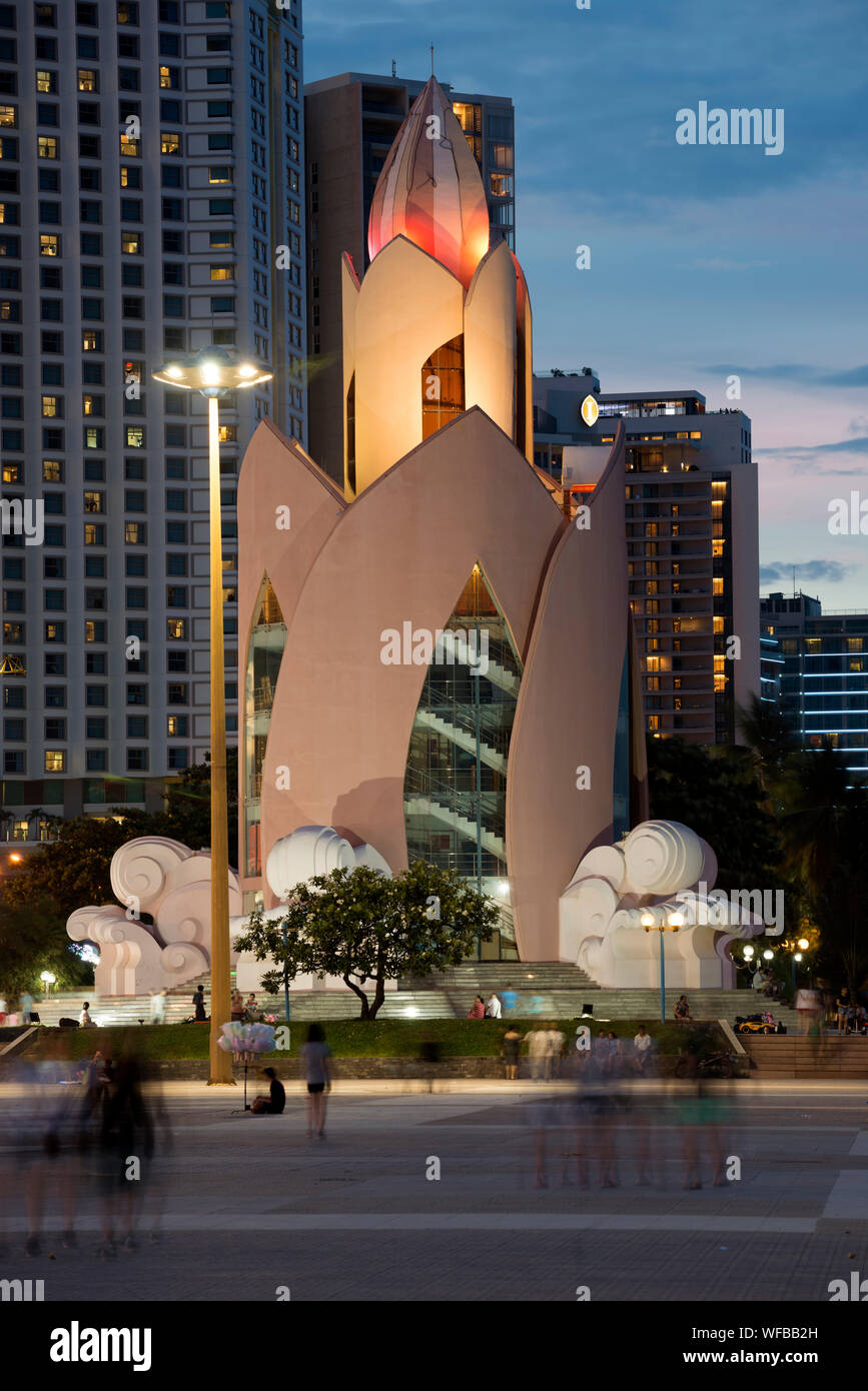 Thap Tram Huong tower, Nha Trang, Vietnam. Foto Stock