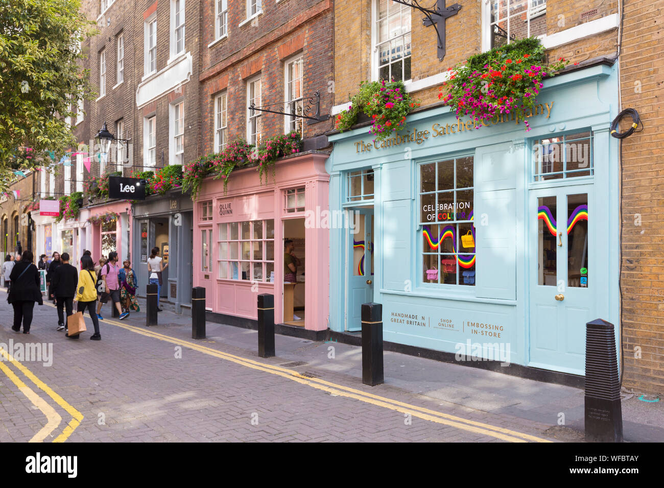 Neal Street in Covent Garden di Londra, Inghilterra Foto Stock