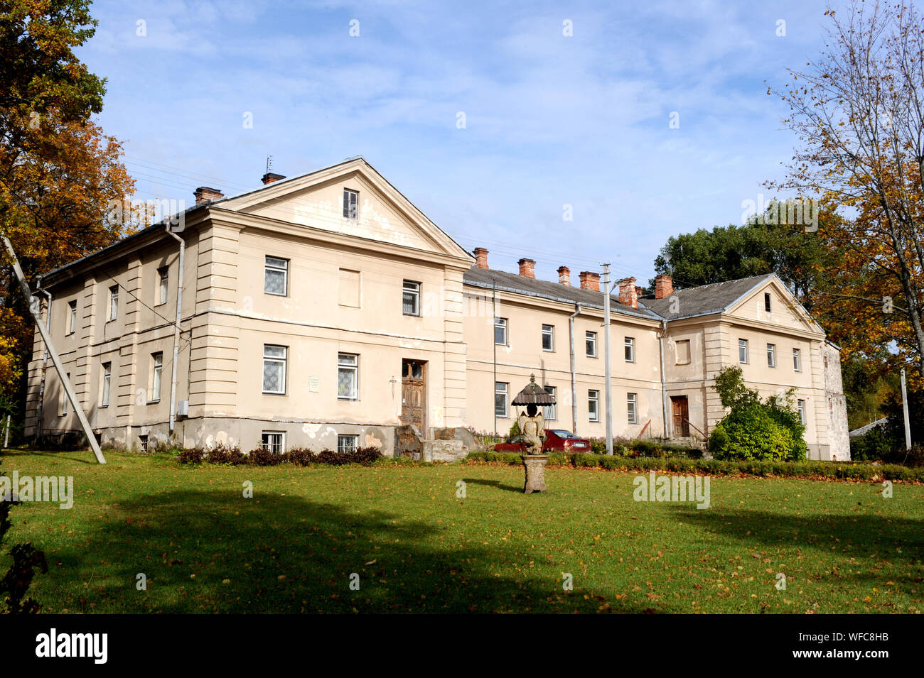 Ex monastero in Antaliepte Foto Stock