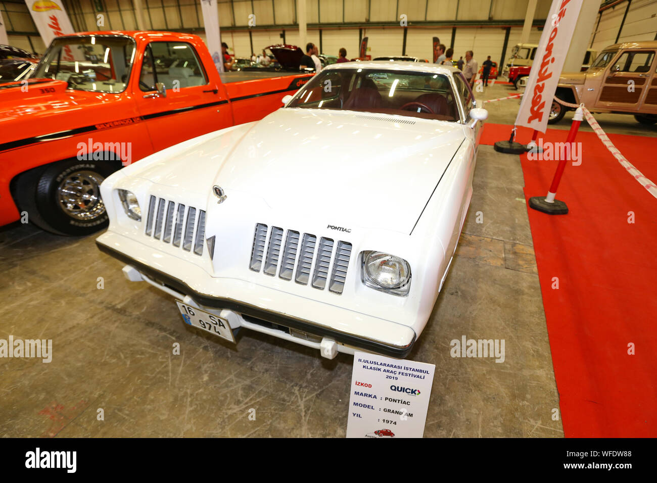 ISTANBUL, Turchia - 29 giugno 2019: Pontiac Grand Am display a Istanbul Classic Festival di automobile Foto Stock