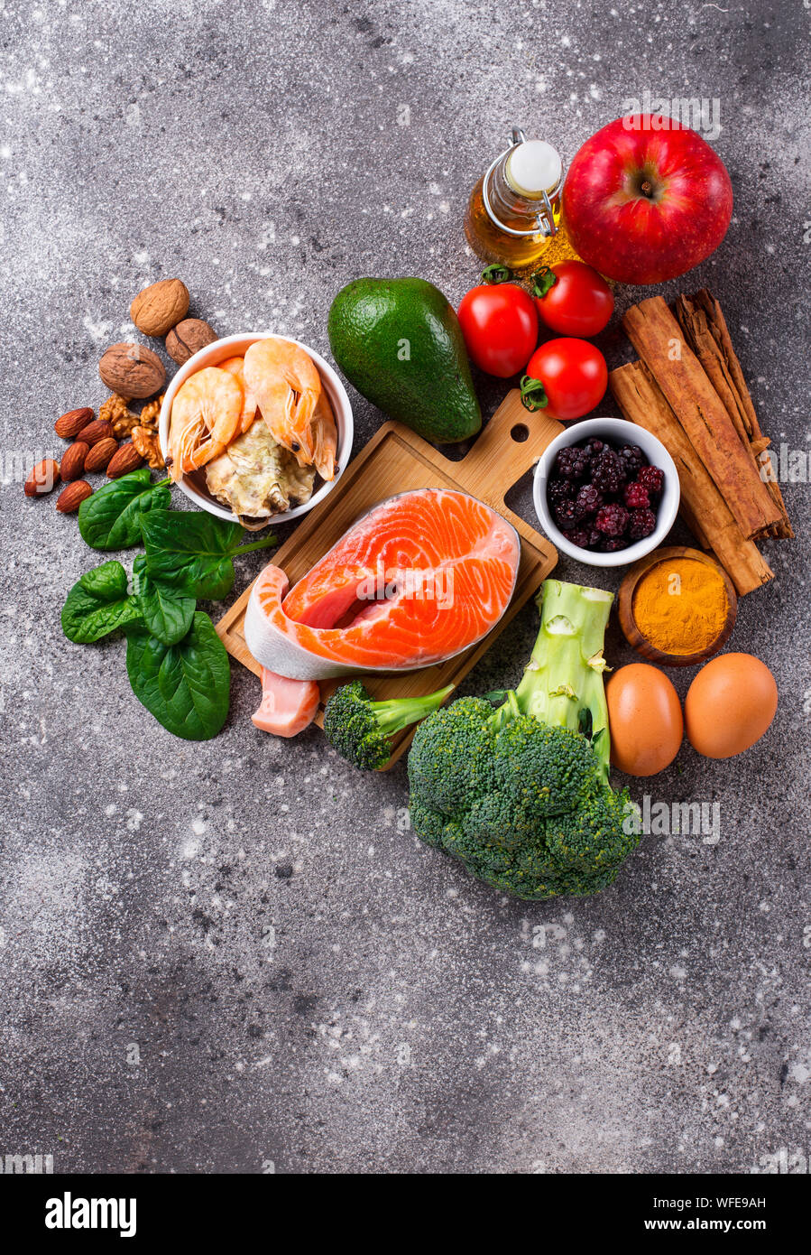 Cibo per il cervello e buona memoria Foto Stock