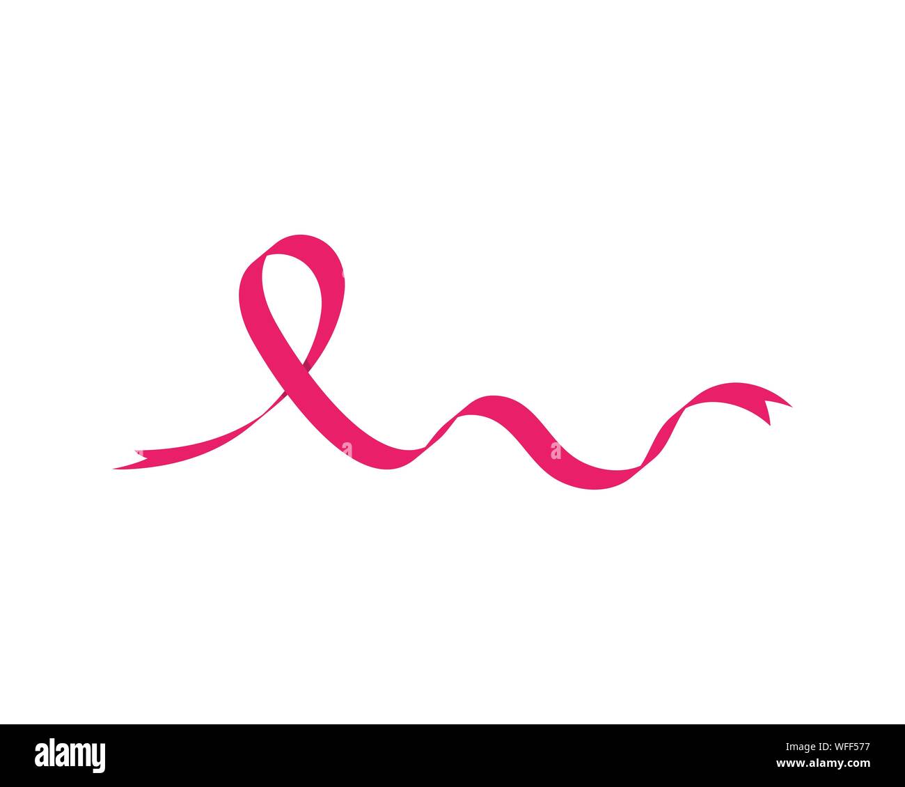 Nastro rosso illustrazione vettoriale design Illustrazione Vettoriale