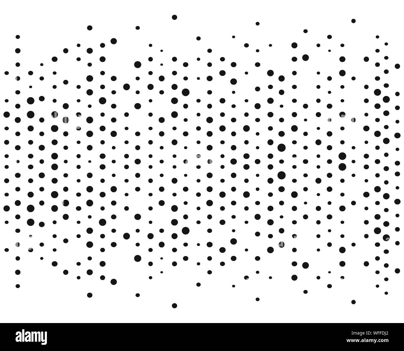 Punti sfondo vettoriale illustrazione del modello di progettazione Illustrazione Vettoriale