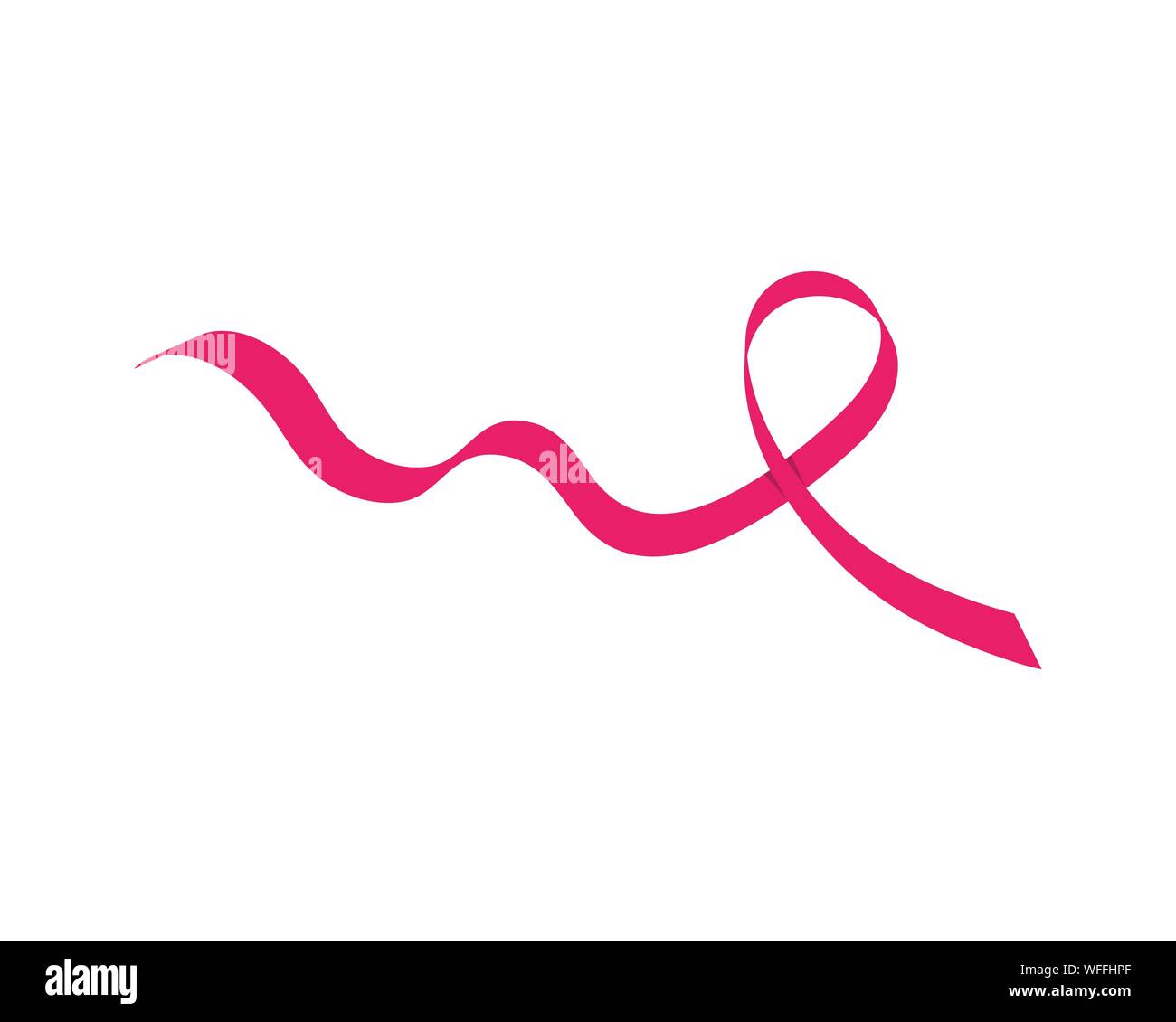 Nastro rosso illustrazione vettoriale design Illustrazione Vettoriale