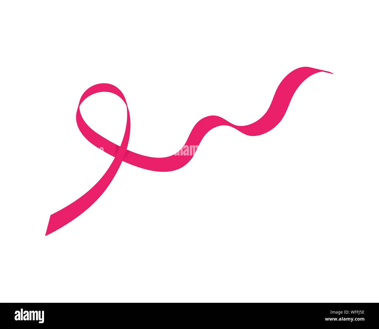 Nastro rosso illustrazione vettoriale design Illustrazione Vettoriale