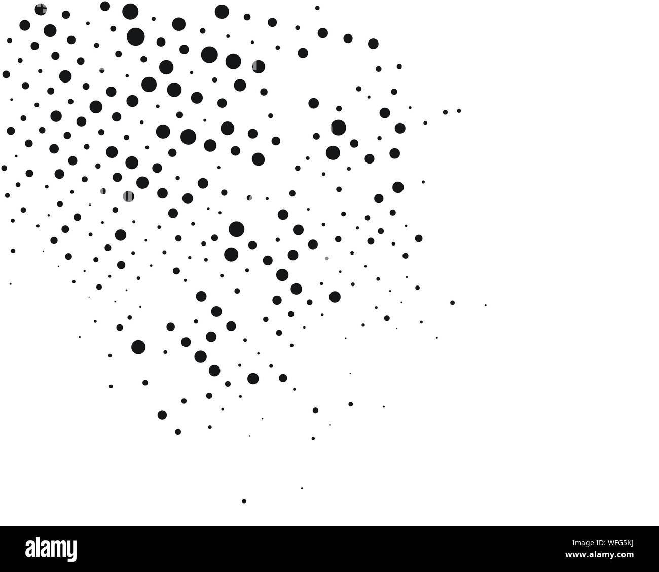 Punti sfondo vettoriale illustrazione del modello di progettazione Illustrazione Vettoriale