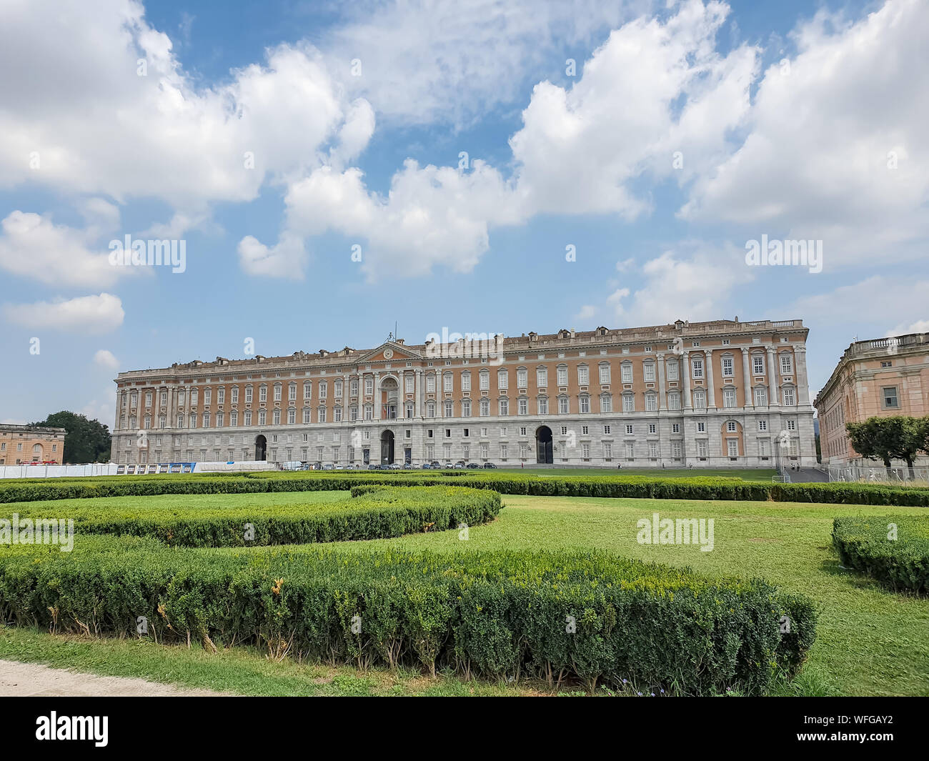 Il Palazzo Reale di Caserta - ex residenza reale di Caserta del re di Napoli Foto Stock