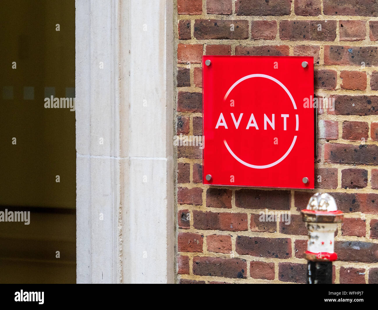 Avanti Communications Group plc Sede HQ nel centro di Londra. Avanti è un fornitore di agile e sicuro di tecnologia satellitare in EMEA Foto Stock