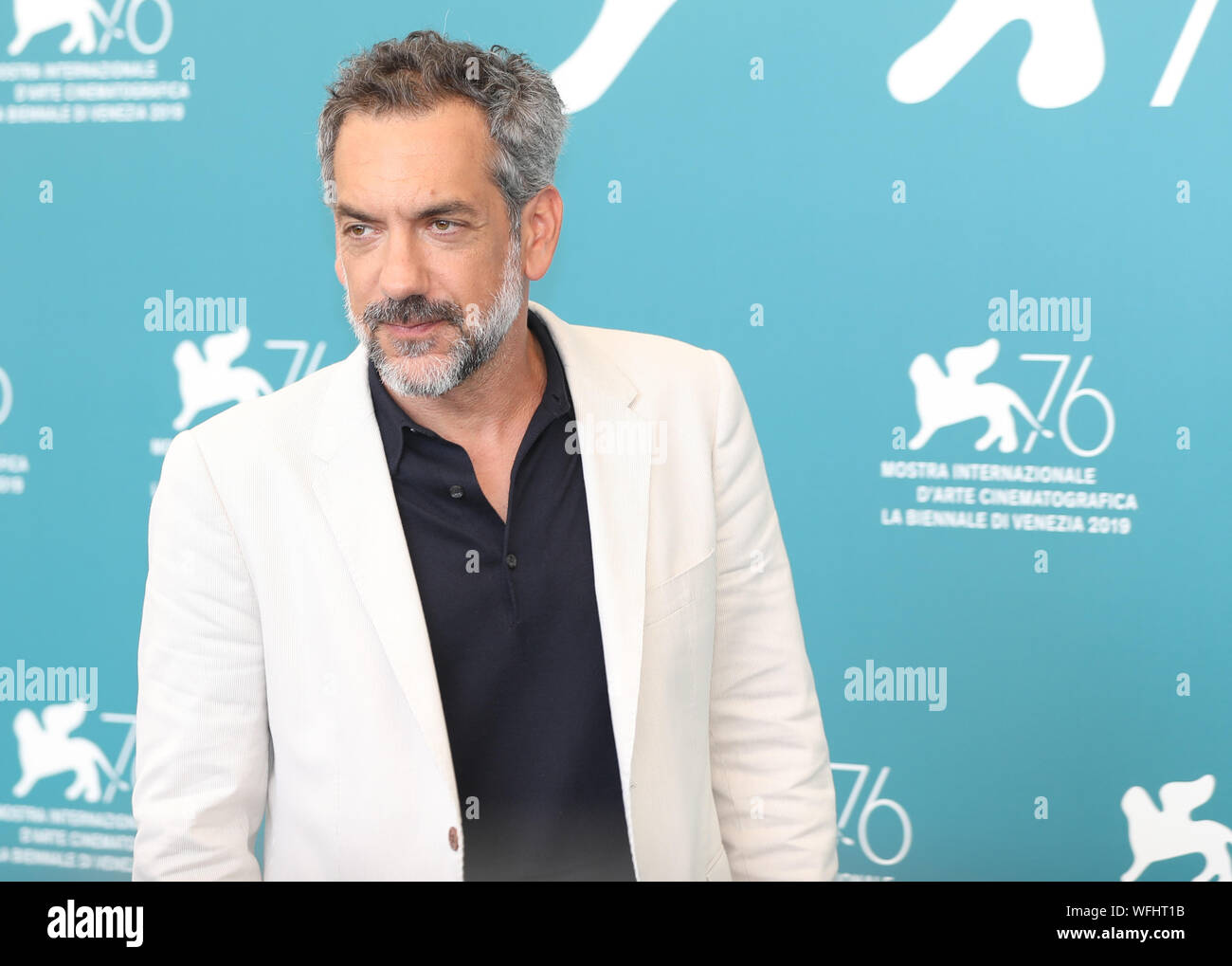 Venezia, Italia. 31 Agosto, 2019. Regista Todd Phillips frequenta un photocall per il film "Jolly" durante la 76th Venice International Film Festival di Venezia, Italia, il 31 agosto, 2019. Credito: Cheng Tingting/Xinhua/Alamy Live News Foto Stock