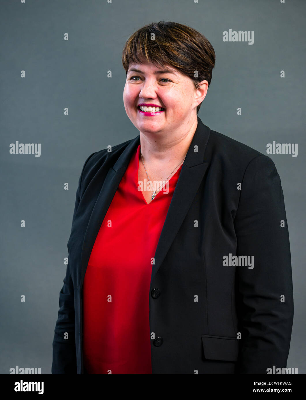 Ruth Davidson, conservatore scozzese & unionista leader di partito, Scotland, Regno Unito Foto Stock