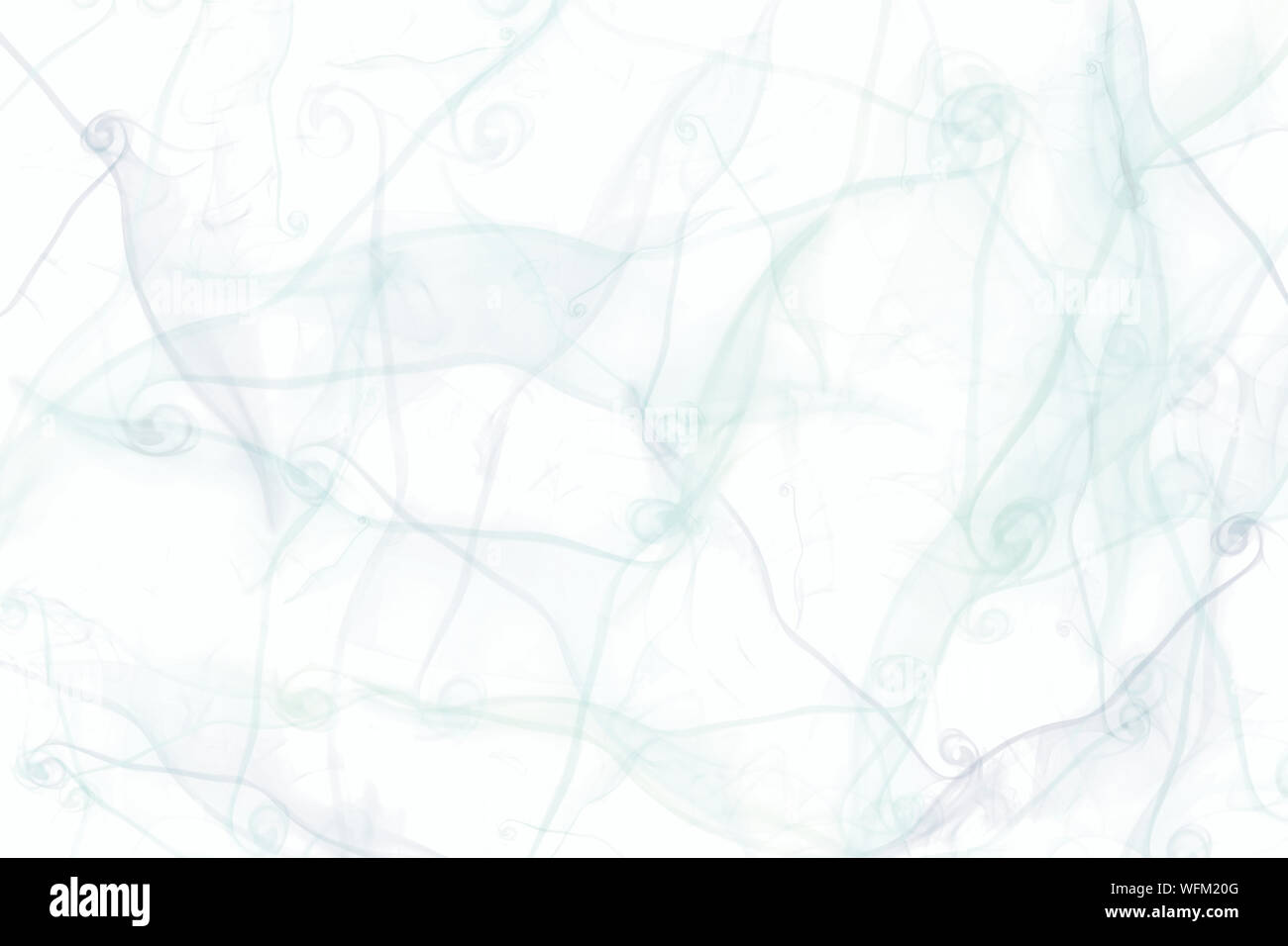 Magia di colore in astratto volute di fumo sullo sfondo Foto Stock