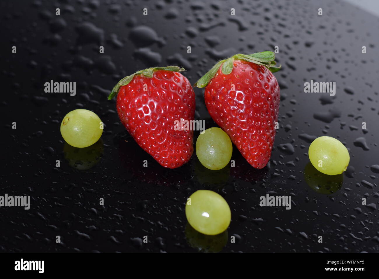 Strawberry Withe acqua cima Foto Stock