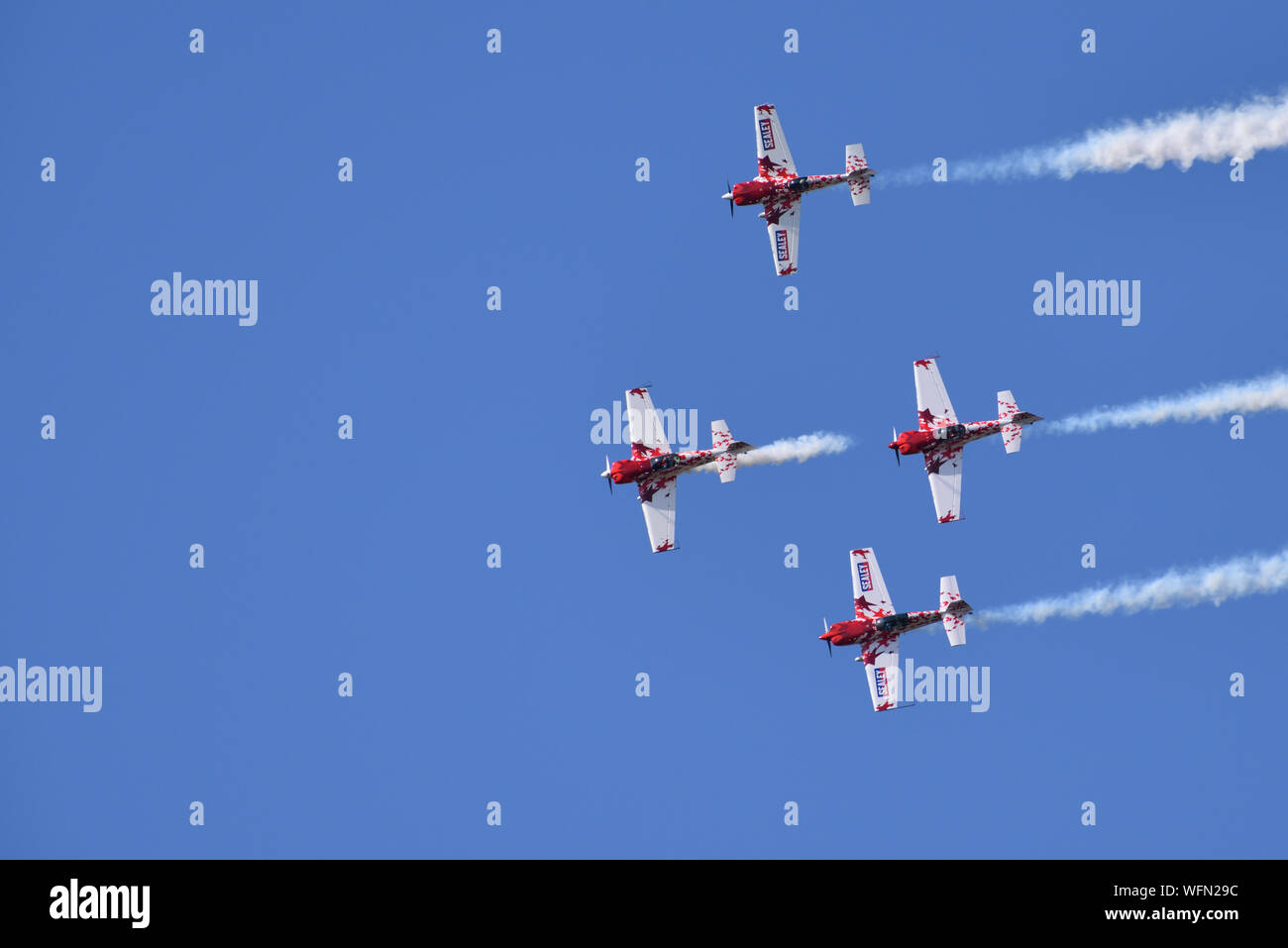 Il Global stelle team Little Airshow Gransden 2019 Foto Stock