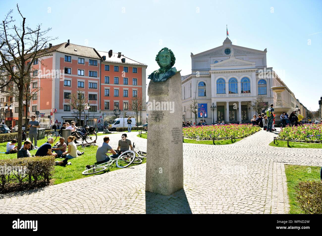 Monumento friedrich von gartner immagini e fotografie stock ad alta