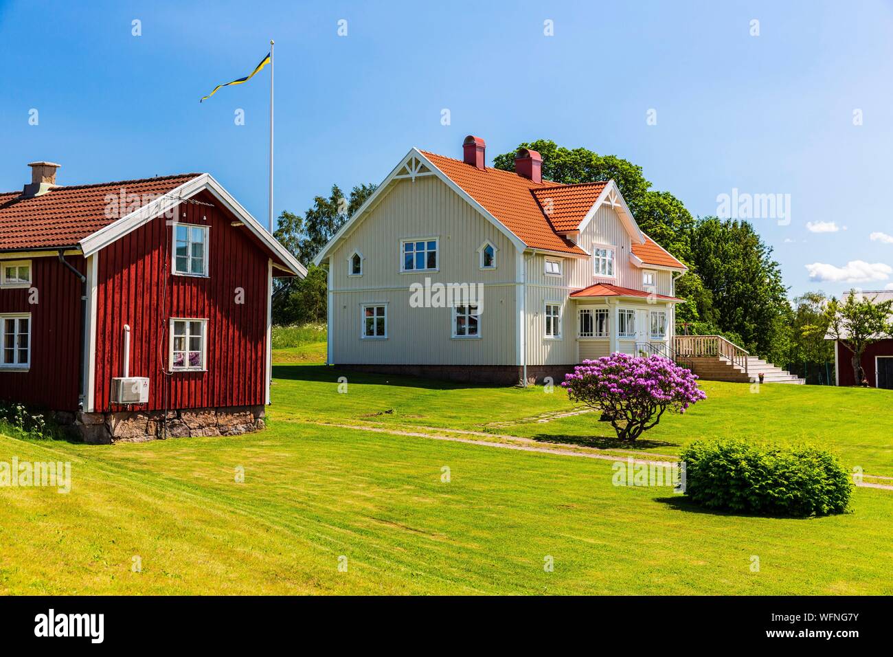 La Svezia, nella contea di Vastra Gotaland, Hokerum, Ulricehamn frazione, Foto Stock