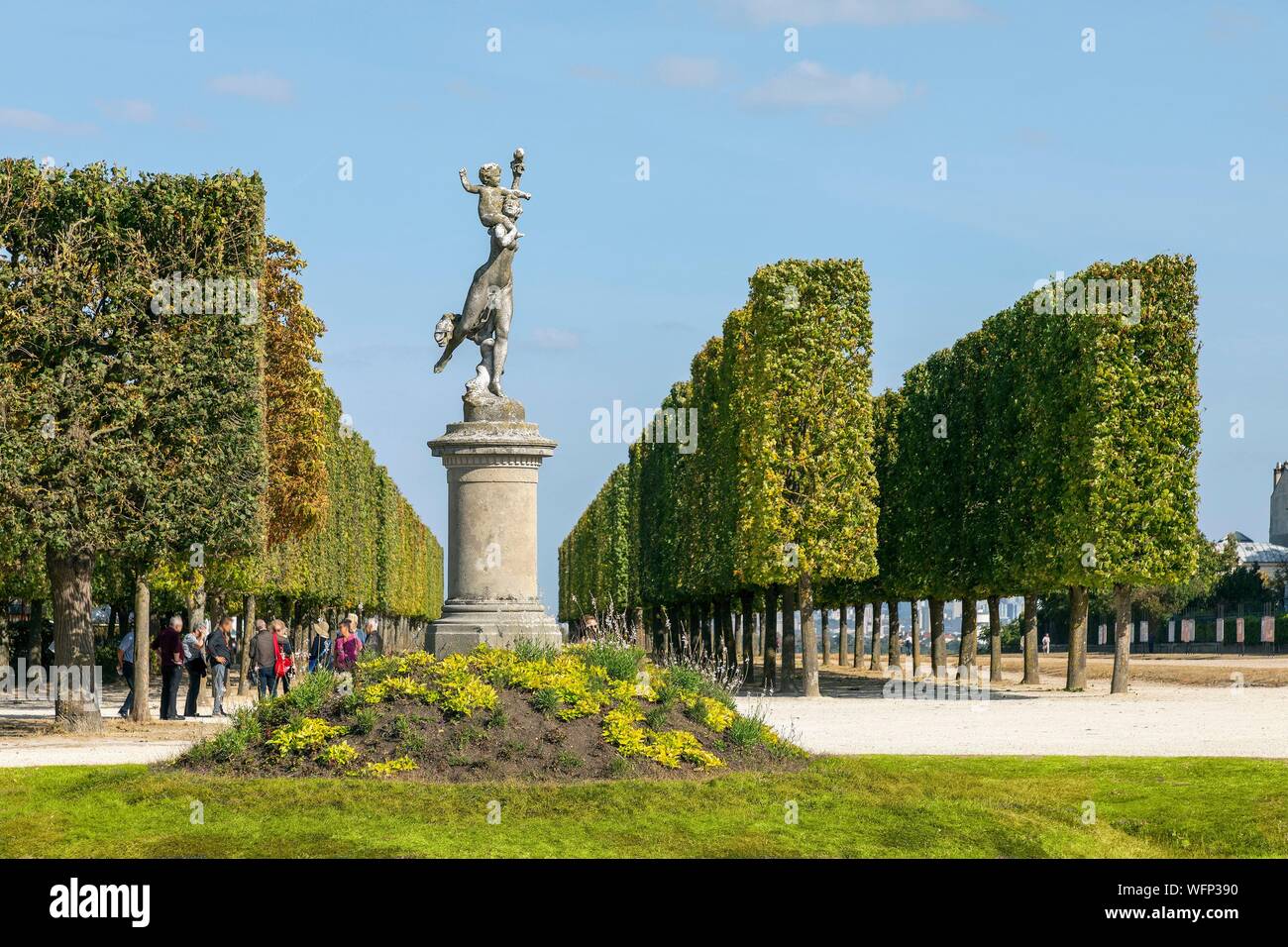 Francia, Yvelines, Saint Germain en Laye, il parco del castello Foto Stock