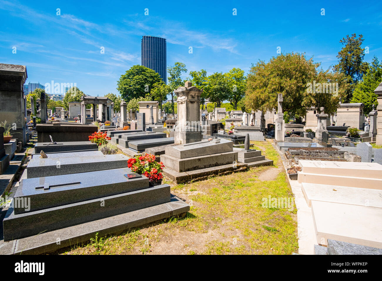 Francia, Parigi, cimitero di Montparnasse Foto Stock