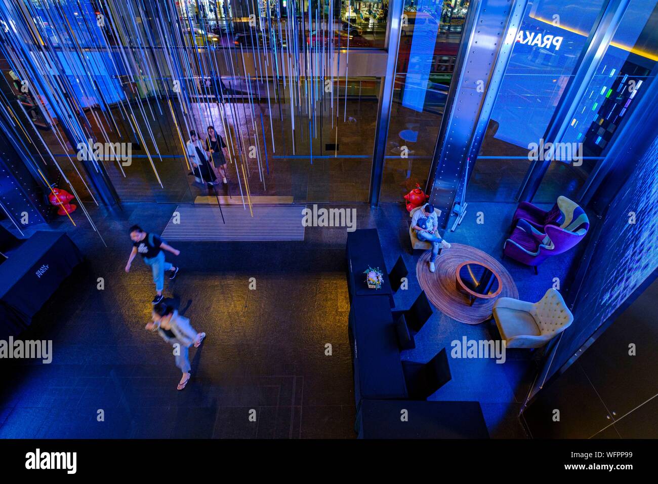 Thailandia, Bangkok Siam Center shopping mall Foto Stock